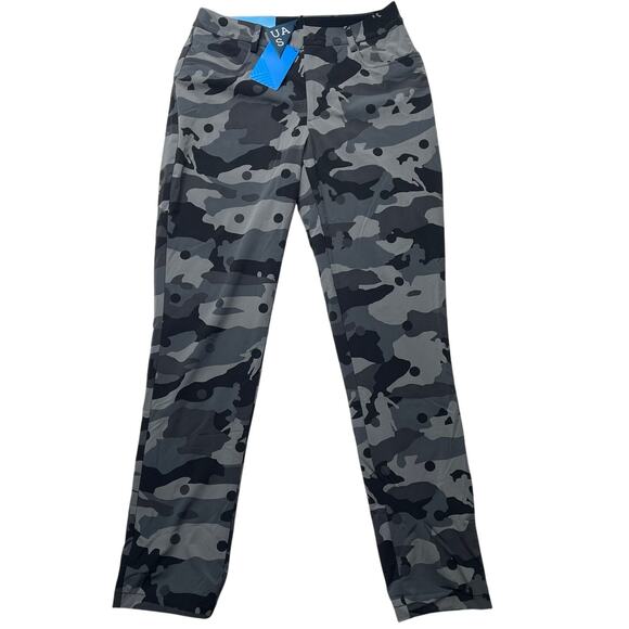 NWT Under Armour Gray Camo Tapered Golf Pants Size 6 Women's Athleisure - Picture 1 of 7